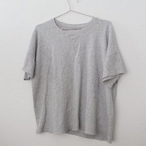 Lou & Grey Waffle Knit Boxy Fit T-Shirt Size Large